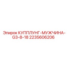 2235606206 КУППЛУНГ-МУЖЧИНА-G3-8-18 Epiroc