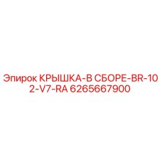 6265667900 КРЫШКА-В СБОРЕ-BR-102-V7-RA Epiroc