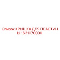 1631070000 КРЫШКА ДЛЯ ПЛАСТИНЫ Epiroc
