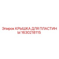 1630218115 КРЫШКА ДЛЯ ПЛАСТИНЫ Epiroc