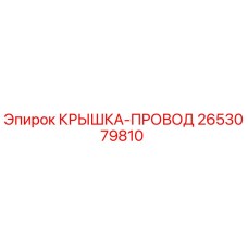 2653079810 КРЫШКА-ПРОВОД Epiroc