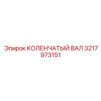 3217973151 КОЛЕНЧАТЫЙ ВАЛ Epiroc