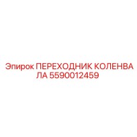5590012459 ПЕРЕХОДНИК КОЛЕНВАЛА Epiroc