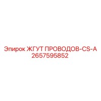2657595852 ЖГУТ ПРОВОДОВ-CS-A Epiroc