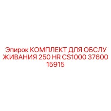 3760015915 КОМПЛЕКТ ДЛЯ ОБСЛУЖИВАНИЯ 250 HR CS1000 Epiroc