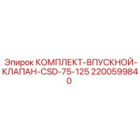 2200599840 КОМПЛЕКТ ВПУСКНОЙ КЛАПАН CSD-75-125 Epiroc