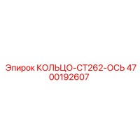 4700192607 КОЛЬЦО-CT262-ОСЬ Epiroc
