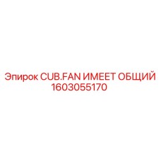 1603055170 CUB.FAN ИМЕЕТ ОБЩИЙ Epiroc