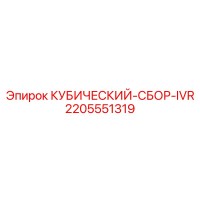2205551319 КУБИЧЕСКИЙ СБОР IVR Epiroc