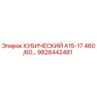 9828442481 КУБИЧЕСКИЙ А15-17 460/60… Epiroc