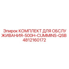 4812160172 КОМПЛЕКТ ДЛЯ ОБСЛУЖИВАНИЯ-500H-CUMMINS-QSB Epiroc
