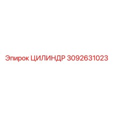 3092631023 ЦИЛИНДР Эпирок