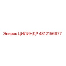 4812156977 ЦИЛИНДР Epiroc