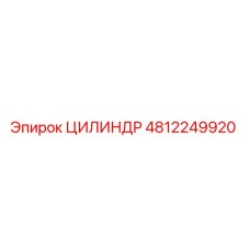 4812249920 ЦИЛИНДР Epiroc