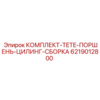 6219012800 КОМПЛЕКТ TETE ПОРШЕНЬ ЦИЛИНГ СБОРКА Epiroc