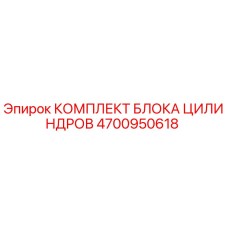 4700950618 КОМПЛЕКТ БЛОКА ЦИЛИНДРОВ Epiroc