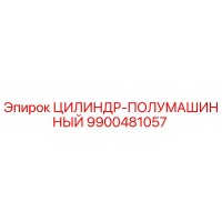 9900481057 ЦИЛИНДР-ПОЛУМАШИННЫЙ Epiroc