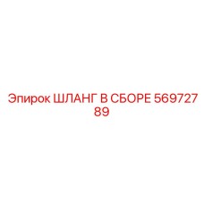 56972789 ШЛАНГ В СБОРЕ Epiroc