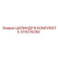 3115176780 ЦИЛИНДР В КОМПЛЕКТЕ Epiroc