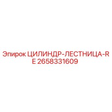 2658331609 ЦИЛИНДР-ЛЕСТНИЦА-RE Epiroc