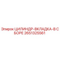 2651325561 ЦИЛИНДР-ВКЛАДКА-В СБОРЕ Epiroc