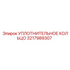3217989307 УПЛОТНИТЕЛЬНОЕ КОЛЬЦО Epiroc