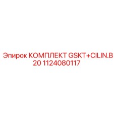 1124080117 КОМПЛЕКТ GSKT+CILIN.B20 Epiroc