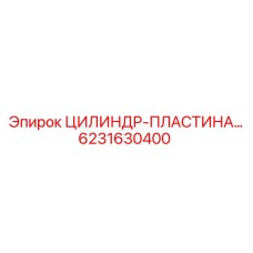 6231630400 ЦИЛИНДР-ПЛАСТИНА Epiroc