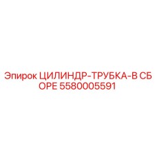 5580005591 ЦИЛИНДР-ТРУБКА-В СБОРЕ Epiroc