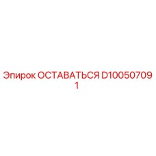 D100507091 ОСТАВАТЬСЯ Epiroc