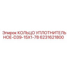 6231621800 КОЛЬЦО УПЛОТНИТЕЛЬНОЕ-D39-15X1-78 Epiroc