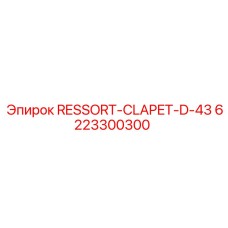6223300300 RESSORT-CLAPET-D-43 Epiroc