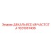 1631051438 ДЕКАЛЬ RCD 45 ЧАСТОТА Epiroc