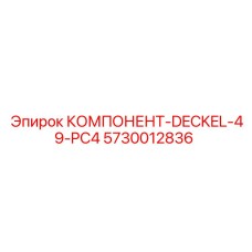 5730012836 КОМПОНЕНТ-DECKEL-49-PC4 Epiroc