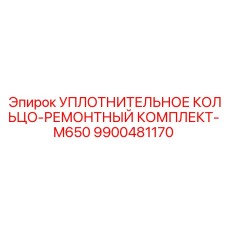 9900481170 УПЛОТНИТЕЛЬНОЕ КОЛЬЦО-РЕМОНТНЫЙ КОМПЛЕКТ-M650 Epiroc