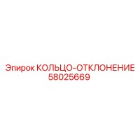 58025669 КОЛЬЦО-ОТКЛОНЕНИЕ Epiroc
