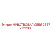 2657272288 ЧУВСТВОВАЛ СЕБЯ Epiroc