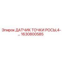 1630800585 ДАТЧИК ТОЧКИ РОСЫ,4-… Epiroc