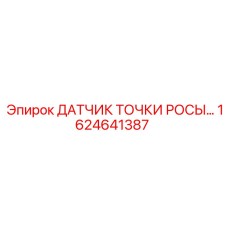 1624641387 Датчик точки росы Epiroc