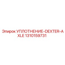 1310159731 УПЛОТНЕНИЕ-DEXTER-AXLE Epiroc
