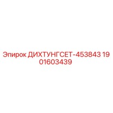 1901603439 ДИХТУНГСЕТ-453843 Epiroc