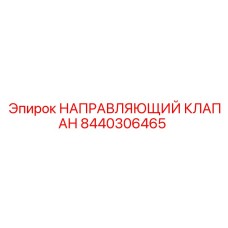 8440306465 НАПРАВЛЯЮЩИЙ КЛАПАН Epiroc