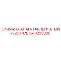 1613235000 КЛАПАН-ТАРЛЕНЧАТЫЙ-52DX47L Epiroc