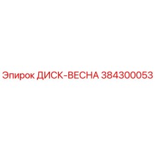 384300053 ДИСК-ВЕСНА Epiroc