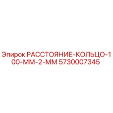 5730007345 РАССТОЯНИЕ-КОЛЬЦО-100-ММ-2-ММ Epiroc