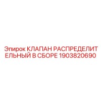 1903820690 КЛАПАН РАСПРЕДЕЛИТЕЛЬНЫЙ В СБОРЕ - Epiroc