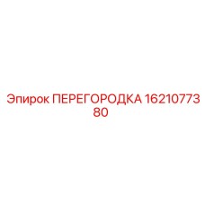 1621077380 ПЕРЕГОРОДКА Epiroc