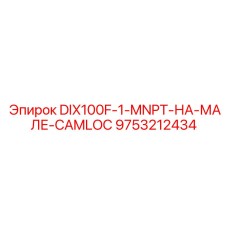 9753212434 DIX100F-1-MNPT-НА-МАЛЕ-CAMLOC Epiroc