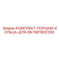 1901902393 КОМПЛЕКТ ПОРШНИ КОЛЬЦА ДЛЯ DN Epiroc
