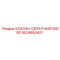 1624893421 КЛАПАН ОБРАТНЫЙ DN100 Epiroc